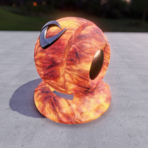 PBR Material Lava04