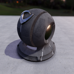 PBR Material Road01