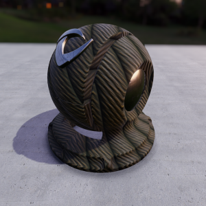 PBR Material Rope03