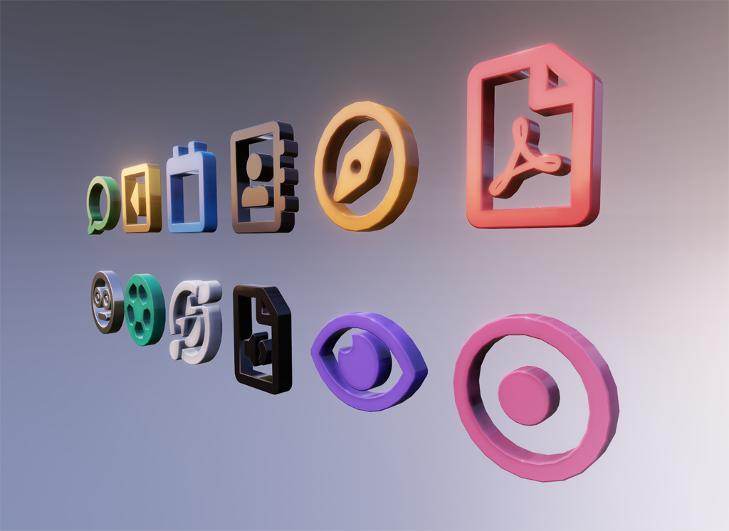 150 FontAwesome 3D Icons - Regular - Godot Assets Marketplace