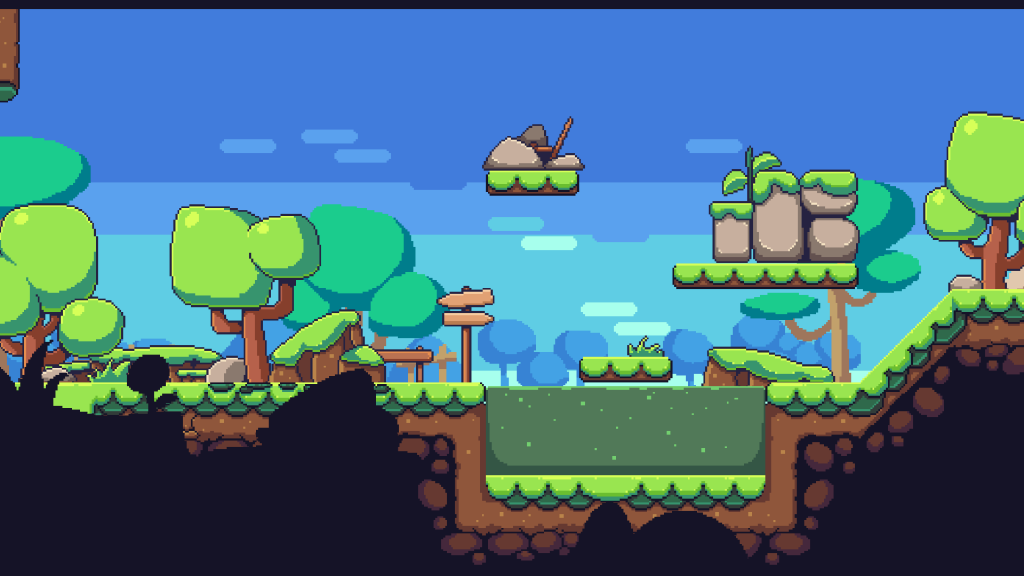 Forest Pixel Art Environment – Godot Assets Marketplace