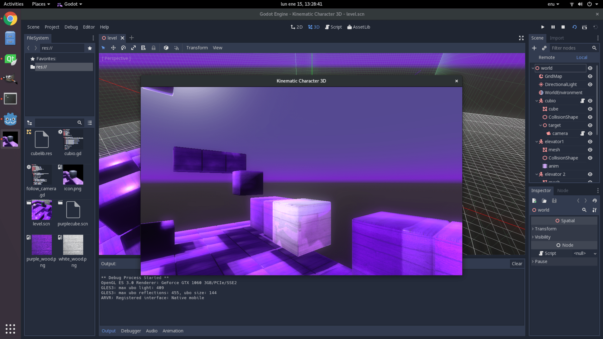 Godot editor