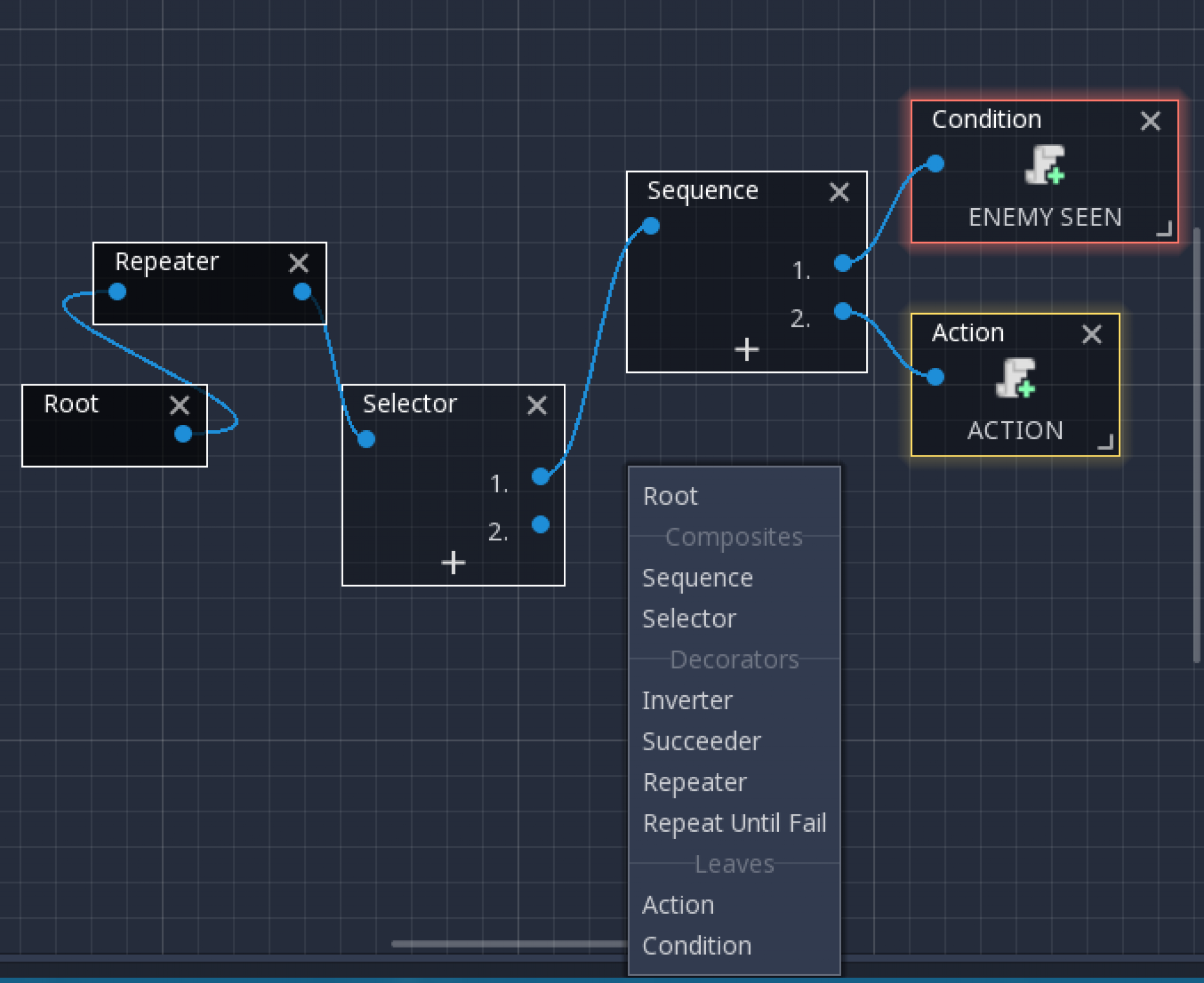 Turgy’s Behavior Tree Plugin – Godot Assets Marketplace