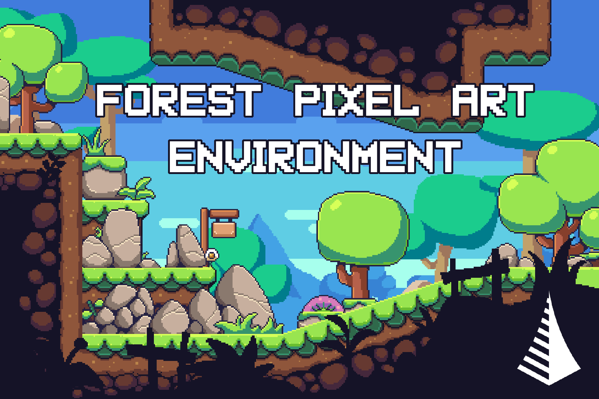 2D SideScroller Pixel Art Kit, 2D Environments