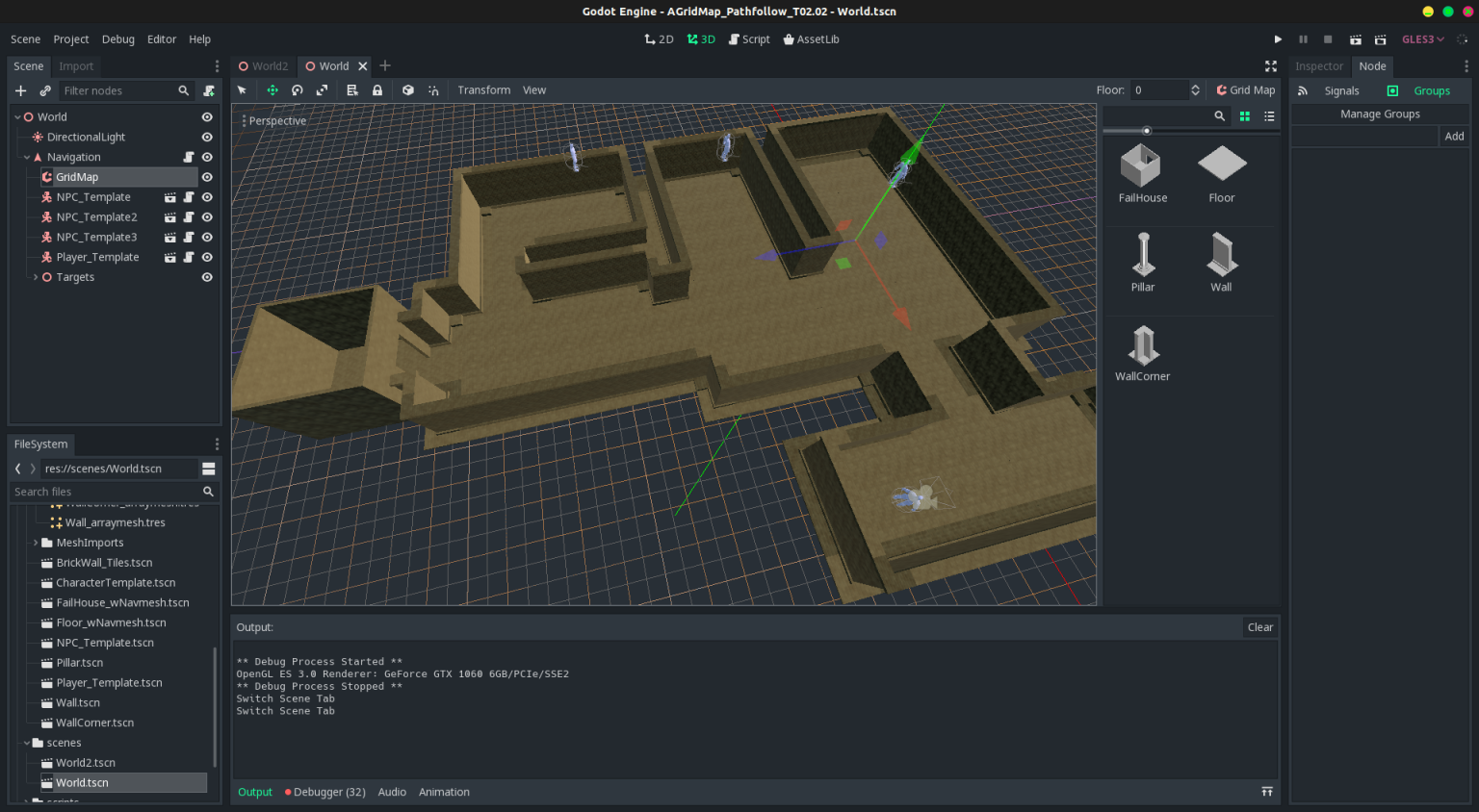 Godot 3d. Тайловая карта для Godot. Godot engine бункер 3d. GRIDMAP_v2 Бимка. Godot NAVMESH.