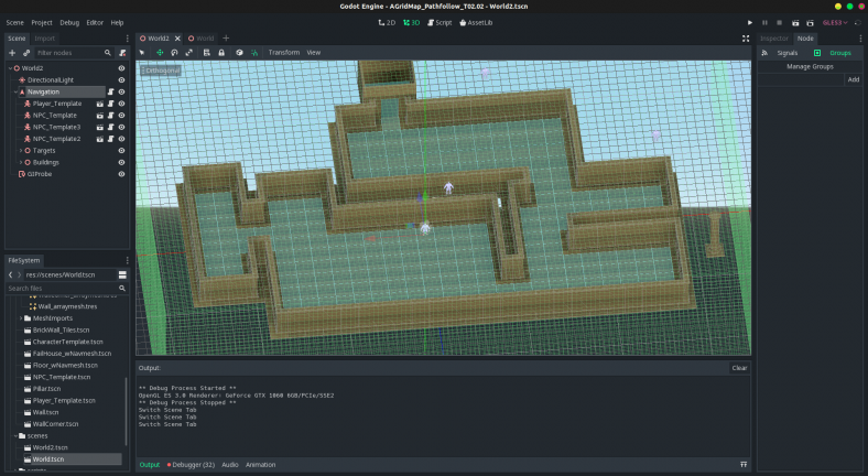 3D GridMap and non GridMap Navmesh Demos – Godot Assets Marketplace