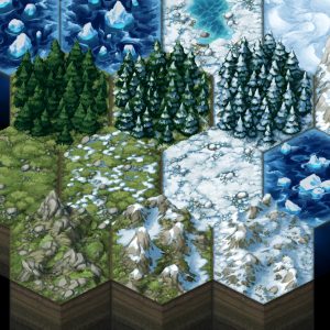 Terrain Hexes: Cold Lands