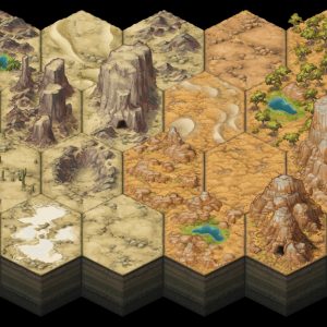Terrain Hexes: Deserts