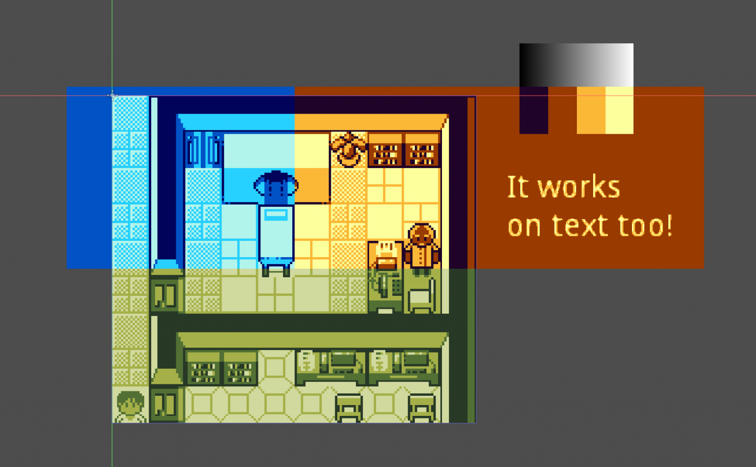 retro palette swap shader specific object