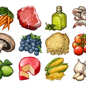 Icons: Food, Spices, & Drinks
