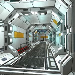 Modular SciFi Corridor Set