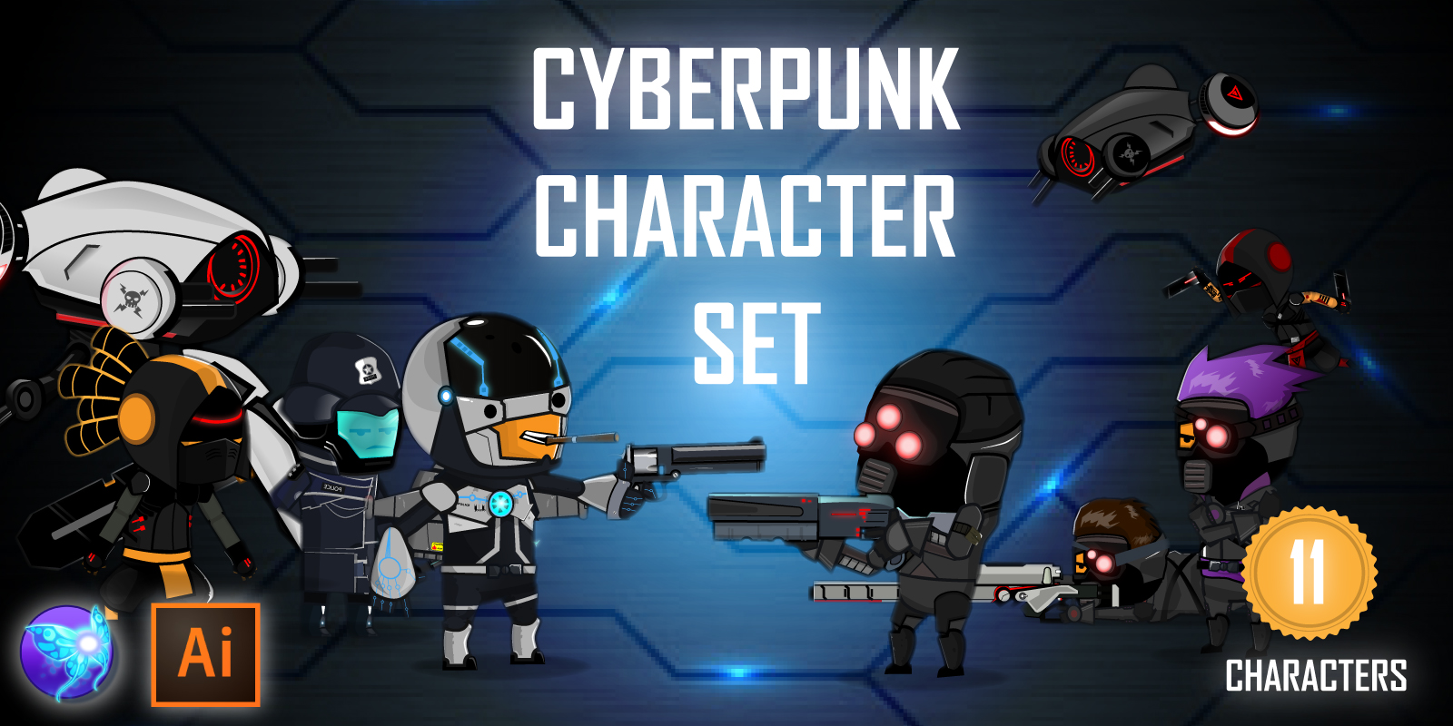 Free Extra Animations for Cyberpunk Characters 
