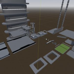 Godot SciFi Assets for Level sketching