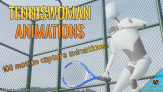 Tenniswoman animations (Motion Cast#01 Vol.1)