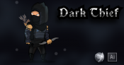 The Dark Thief Game Character Sprites