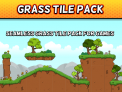 2D Grass Tile Platformer Game