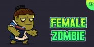 Female Zombie Character Sprites 01