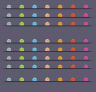 2D Pixel Slime Set